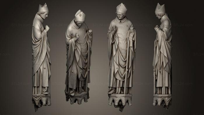 Religious statues (Eveque Reims, STKRL_0111) 3D models for cnc
